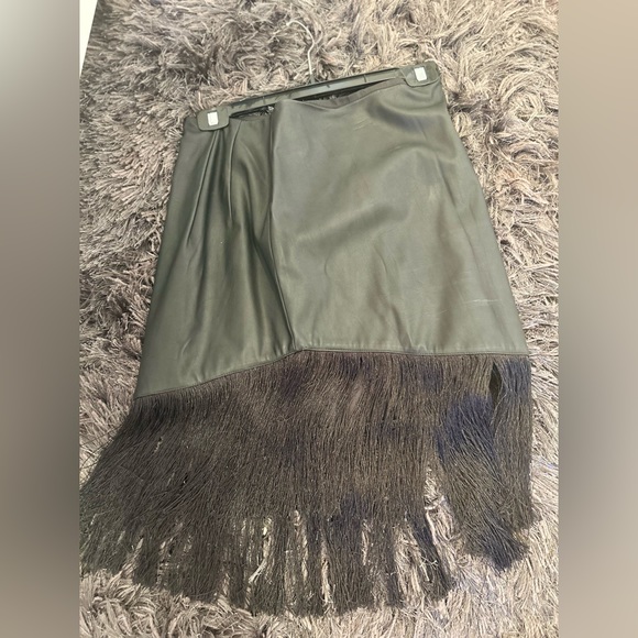 COPY - Fringe Black Express Skirt - Picture 8 of 12